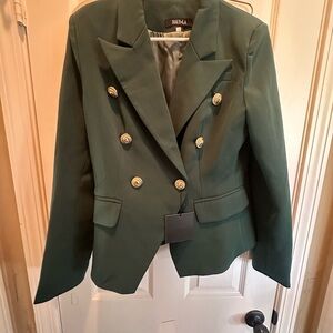 Elegant Hunter Green Blazer